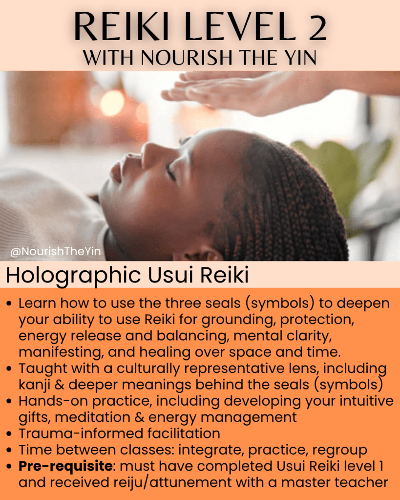 Poster for reiki level 2 training